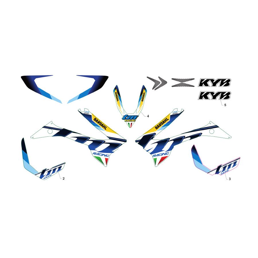 KIT ADESIVI MY 2021 2T (A CARBURATORE)