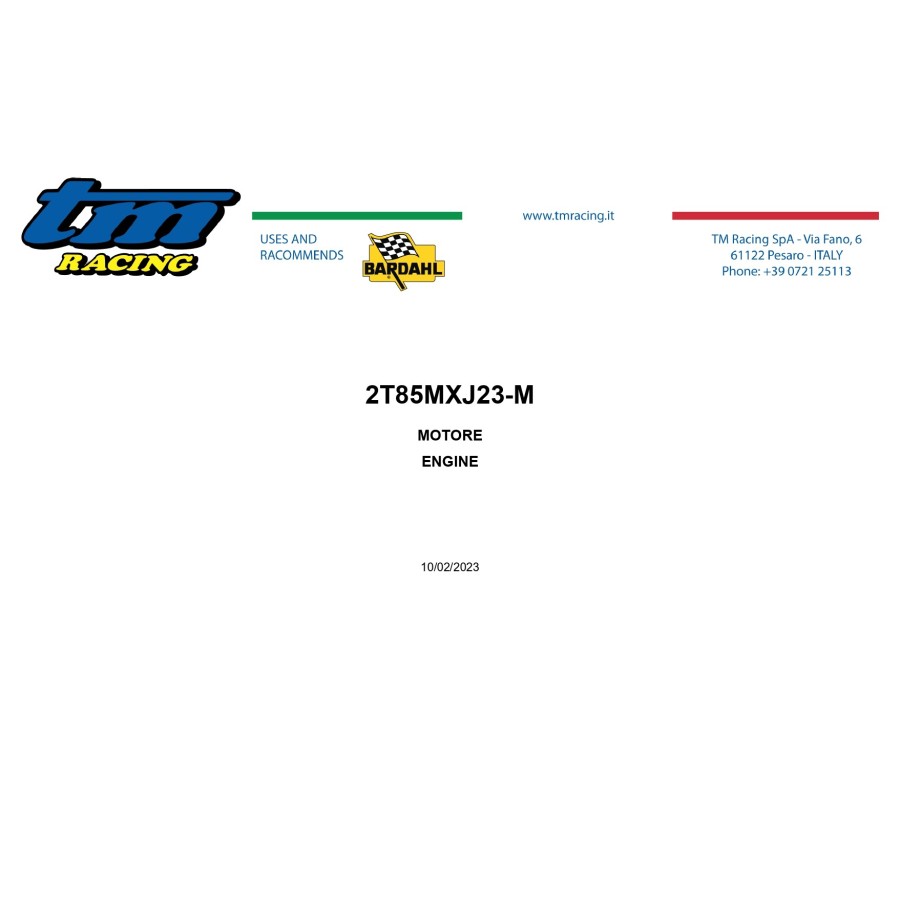 Despice MY23 - 2T 85 SMX-J MOTORE (ENGINE)