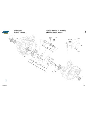 Despice MY23 - 2T 85 SMX-J MOTORE (ENGINE)