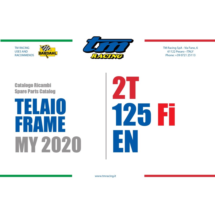 Despiede MY20 - 2 Tiempos 2T 125 Fi EN TELAIO (FRAME)