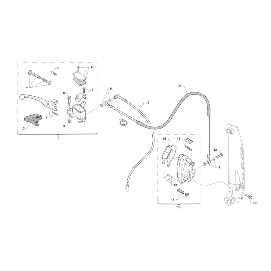 POMPA FRENO ANT PS1016 BREMBO