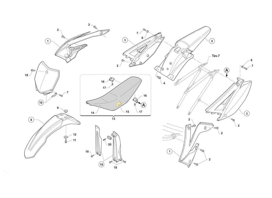 Plásticos + Asiento
