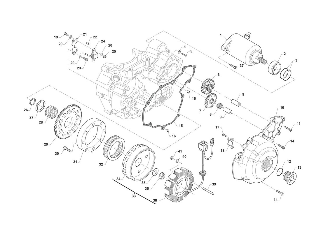 Arranque eléctrico / Encendido (4 orificios)