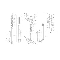 Horquilla delantera + Abrazaderas