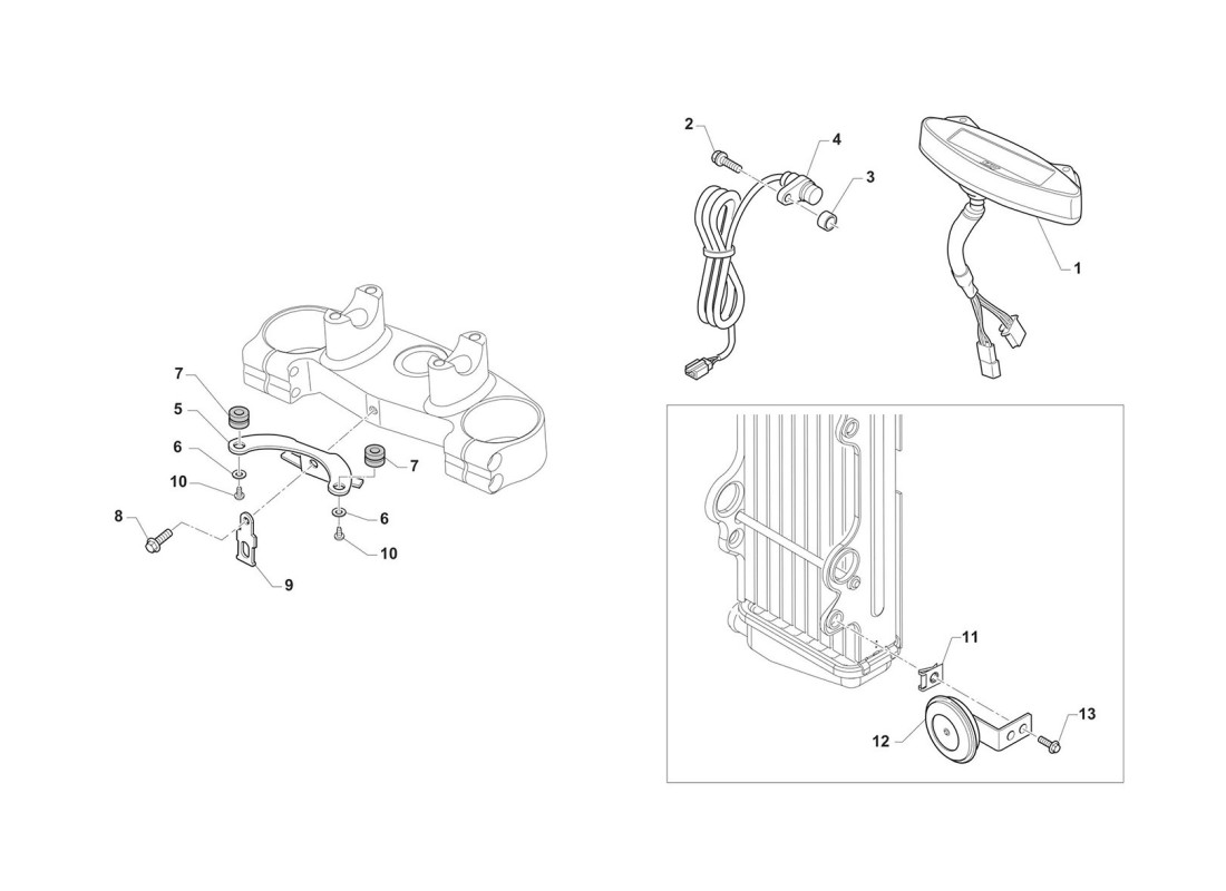 Velocímetro + Bocina