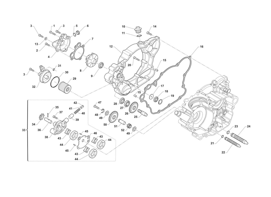 Bomba de aceite / Bomba de agua