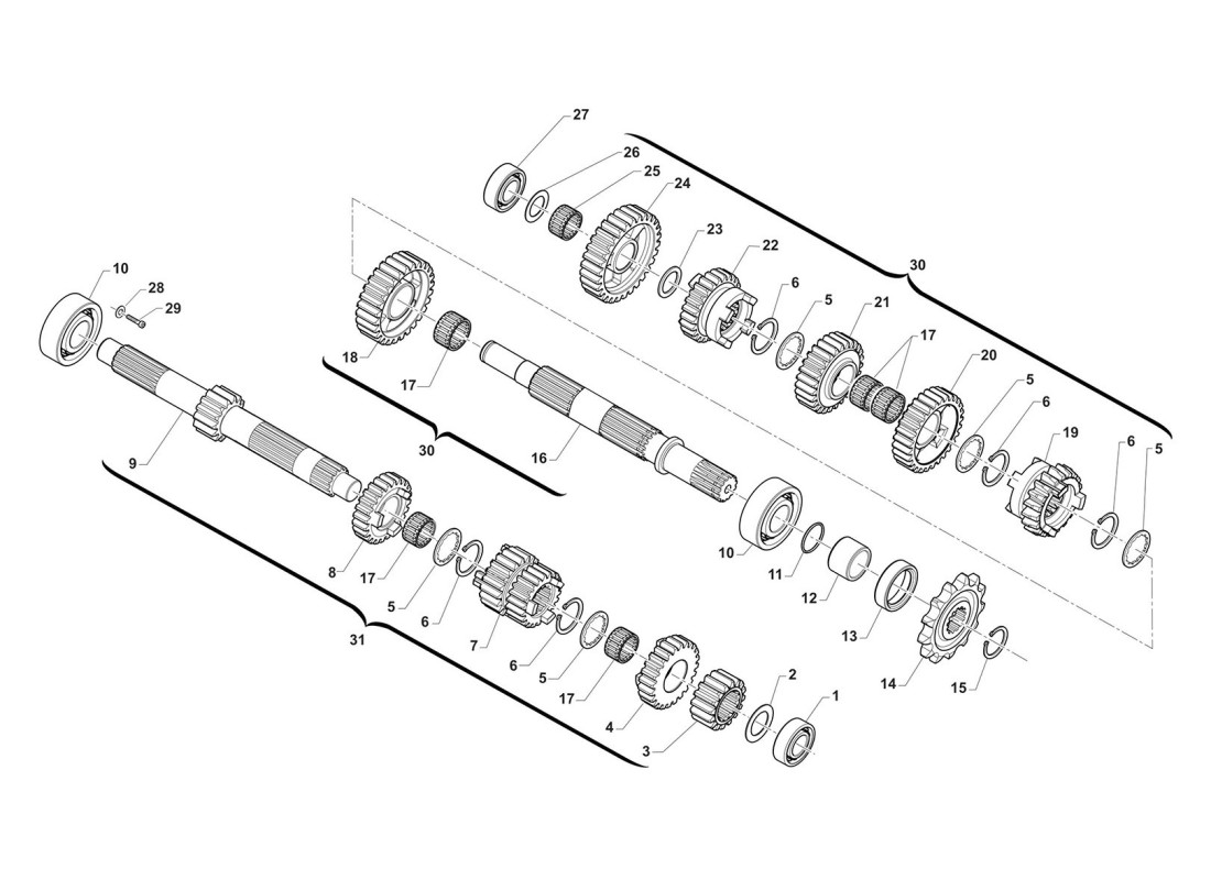 Caja de cambios 250Fi