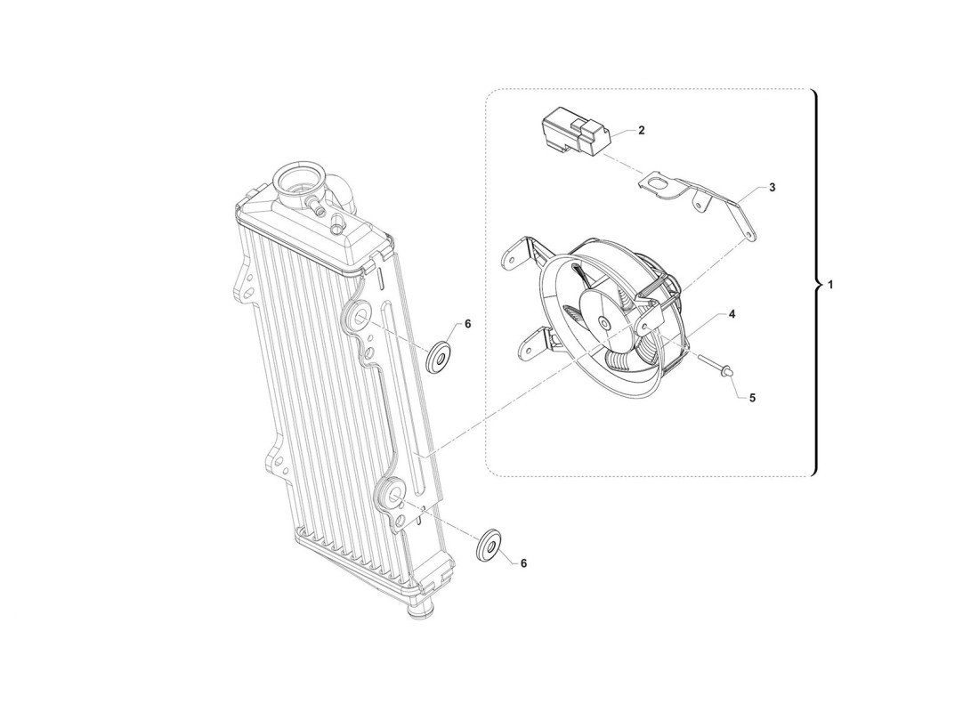 Ventilador del radiador