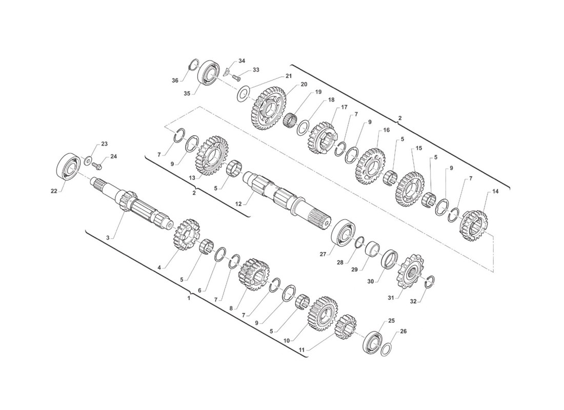 Caja de cambios 6s ENDURO