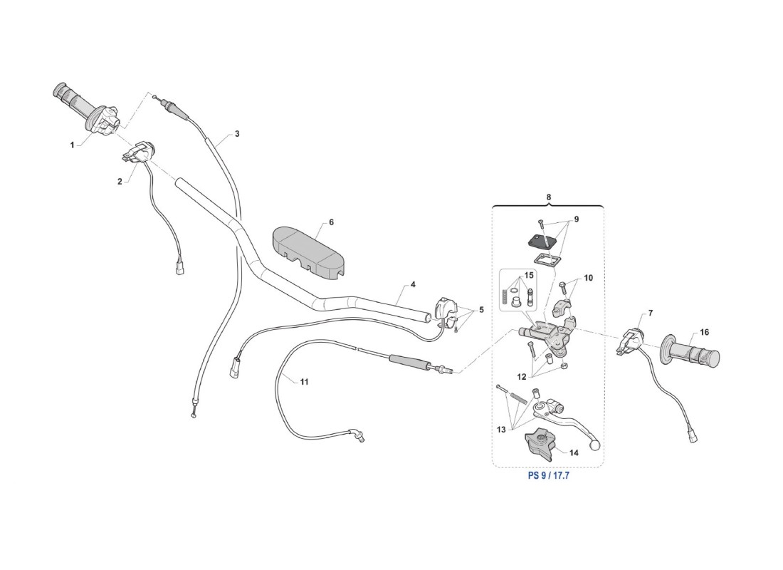 Manillar + Accesorios (Carb)