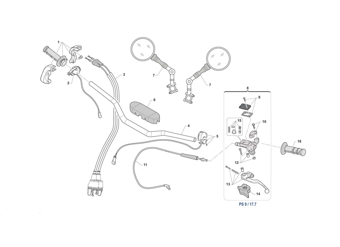 Manillar + Accesorios (Enduro Fi)