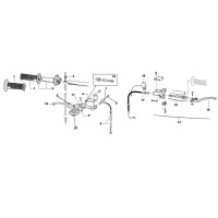 Gasgriff / Brems & Kupplungpumpe
