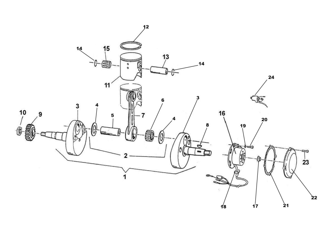 Piston / Crankshaft / Ignition