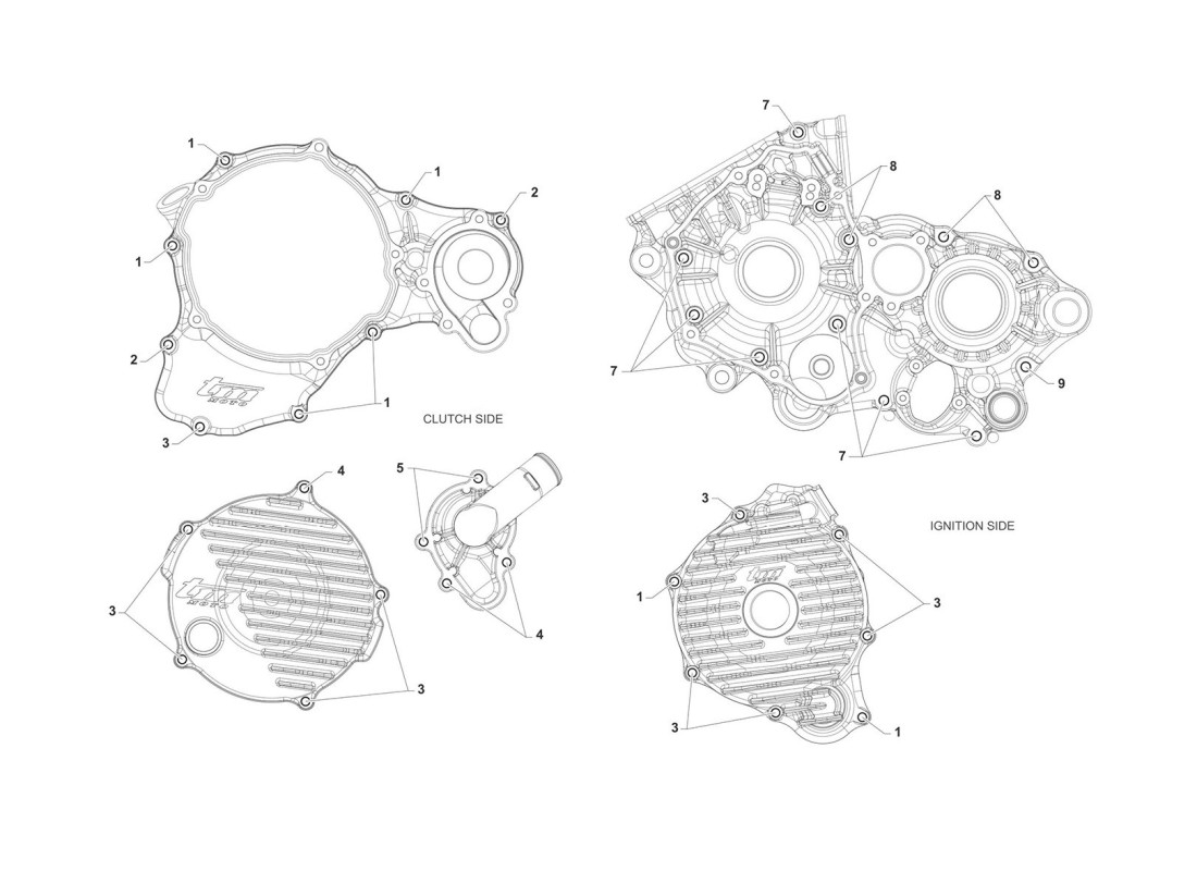 Pernos de Tapa / Cárter