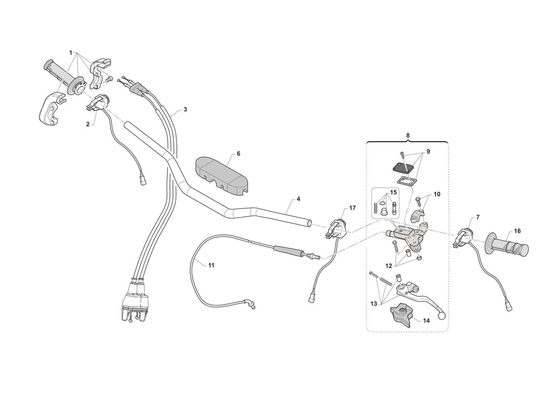 Manillar + Accesorios (MX Fi)
