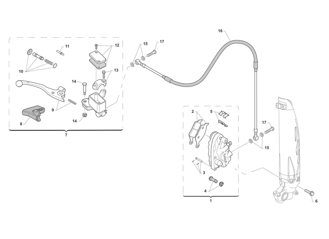 Freno delantero (MX)