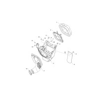 Caja de filtro de aire (Carburador)