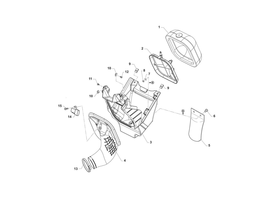 Caja de filtro de aire (Fi)