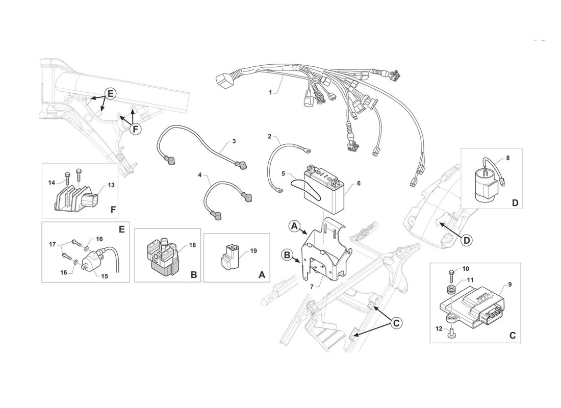 Arnés de cableado (Carburador)