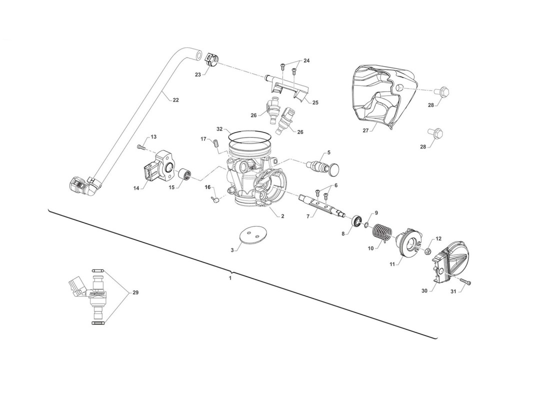 Cuerpo de aceleración Fi