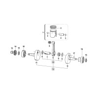 Cigüeñal / Pistón 144cc MX