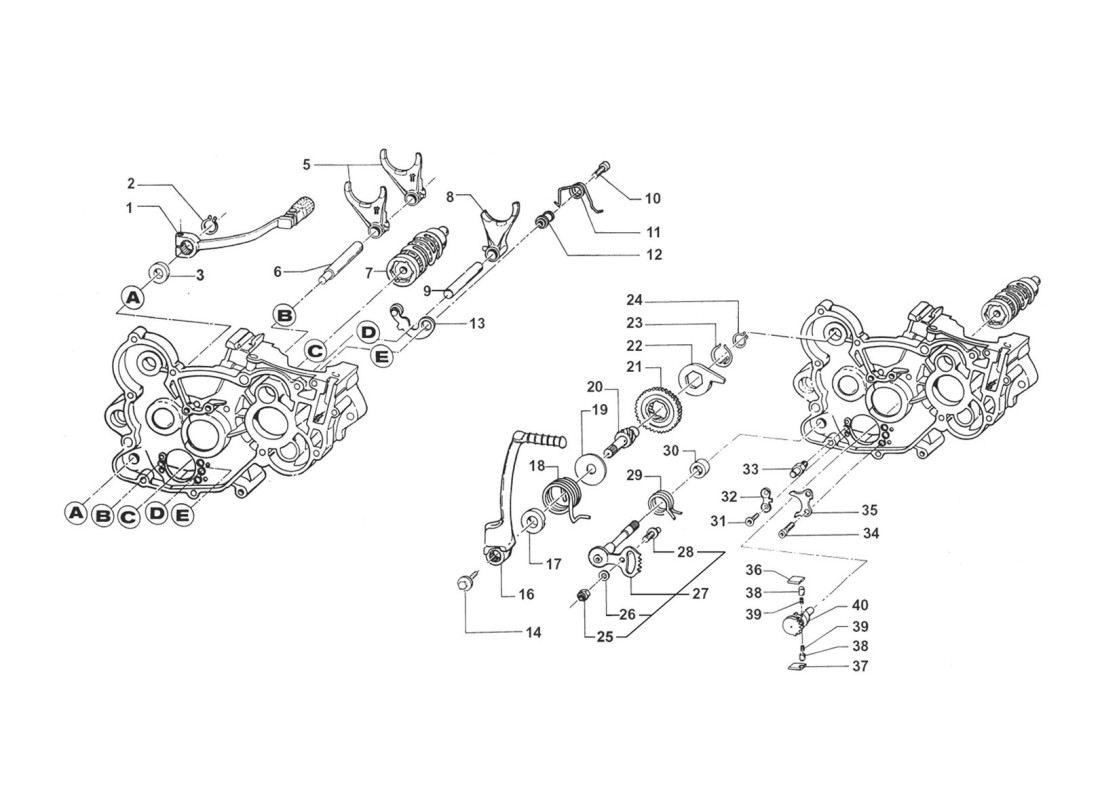 Horquillas de engranaje + Puesta en marcha MX