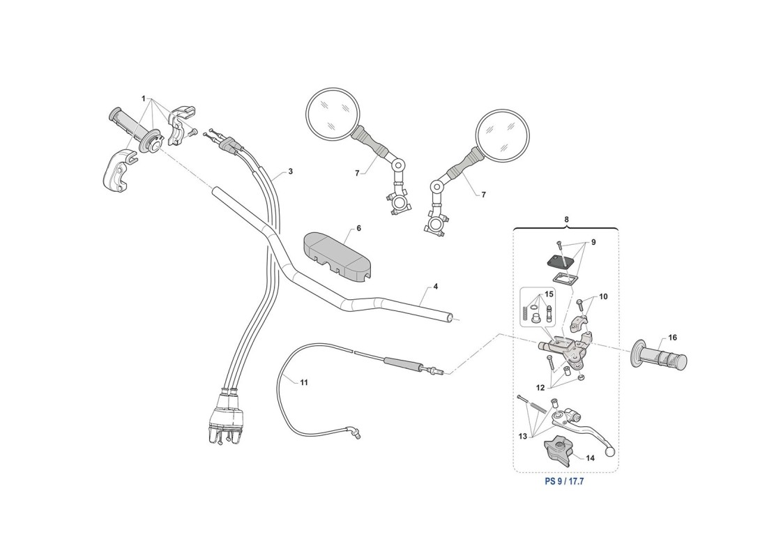 Manillar + Accesorios (Enduro Fi)