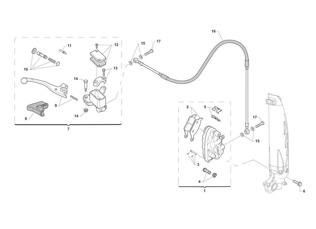 Freno delantero (MX)