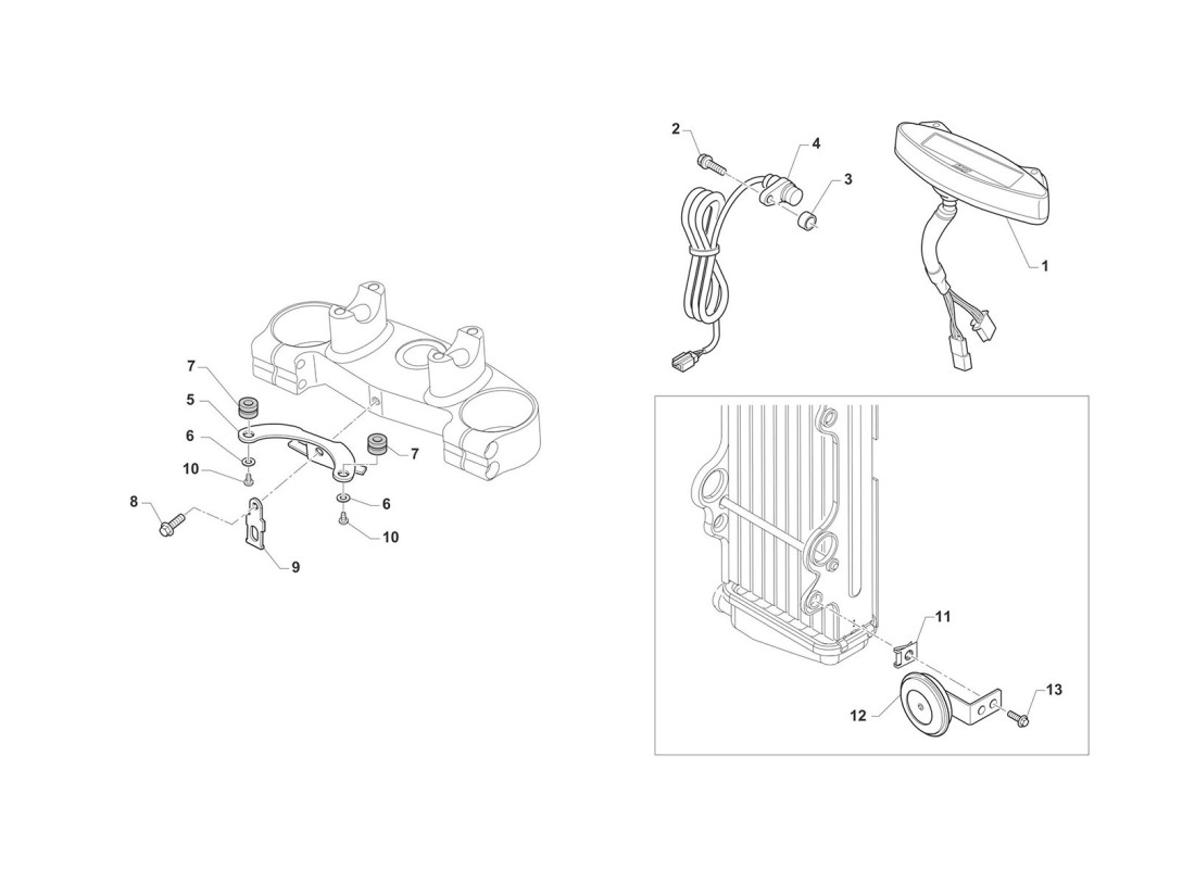 Velocímetro + Bocina