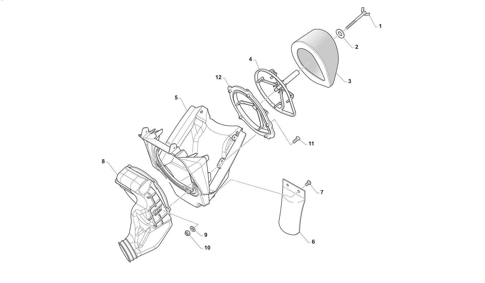 Caja de filtro de aire