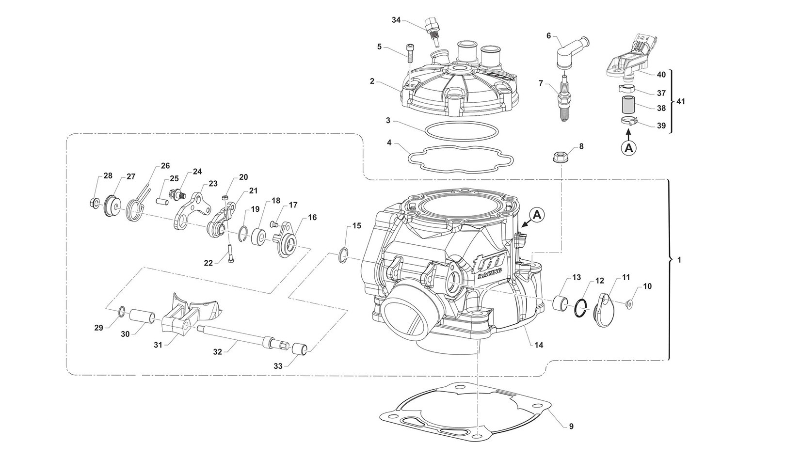 Cylinder 250cc / 300cc MX Fi