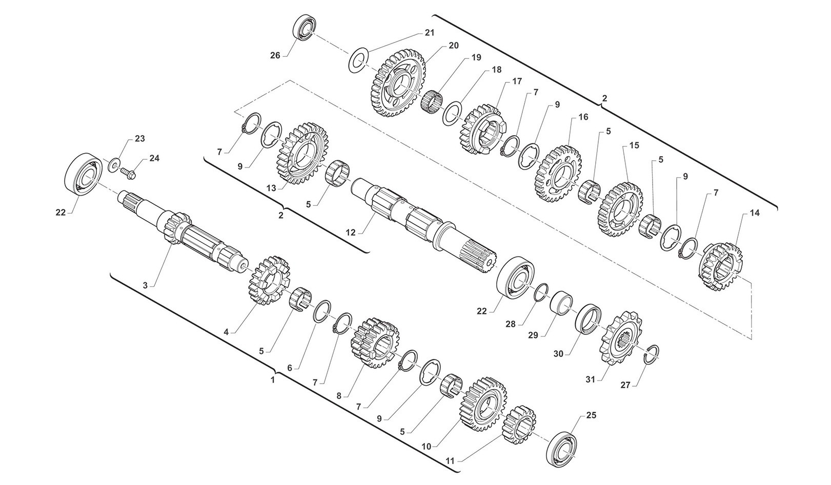 END Caja de cambios END