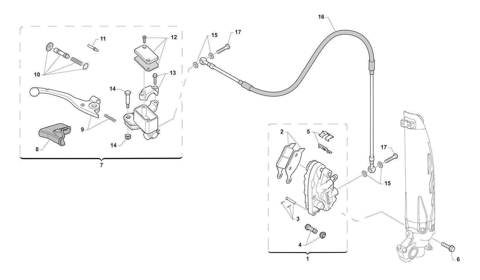MX Freno delantero (MX)