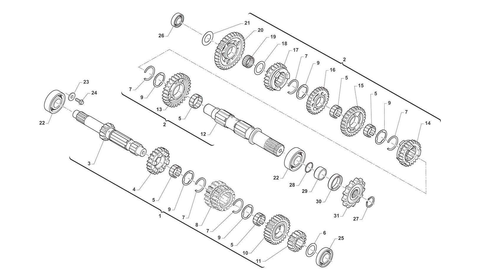 Caja de cambios 300Fi