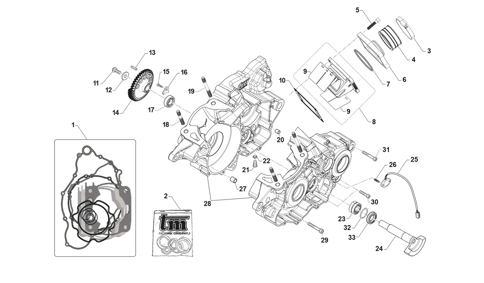 Membrana / Cárter / Juntas y retenes de aceite