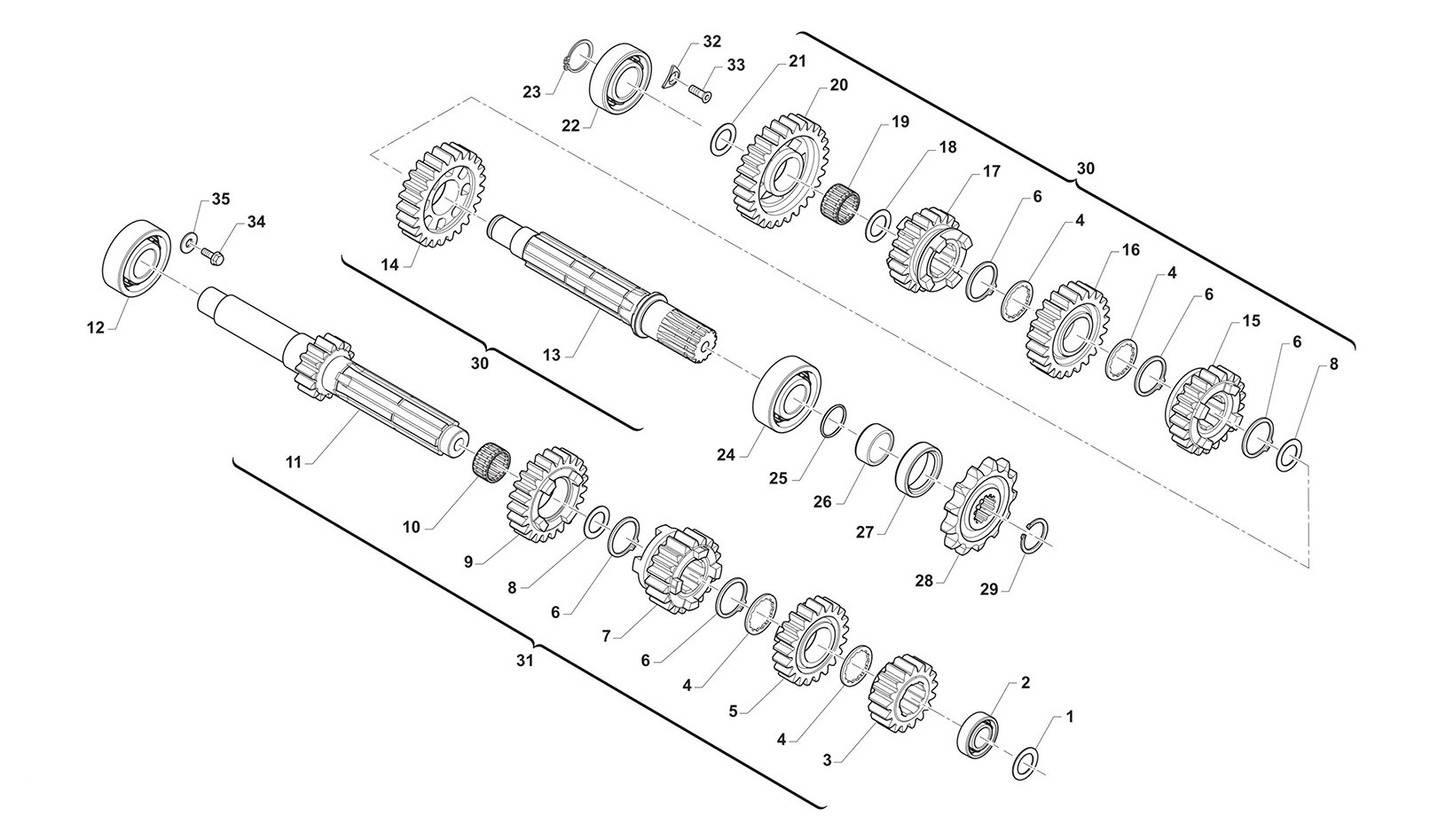 Caja de cambios 5s MX