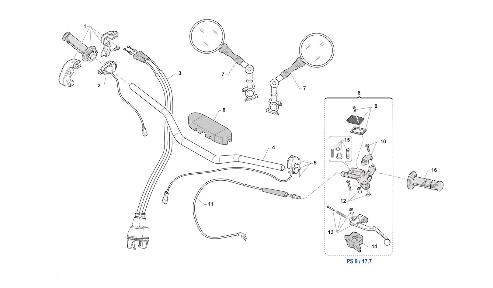Manillar + Accesorios (Enduro Fi)