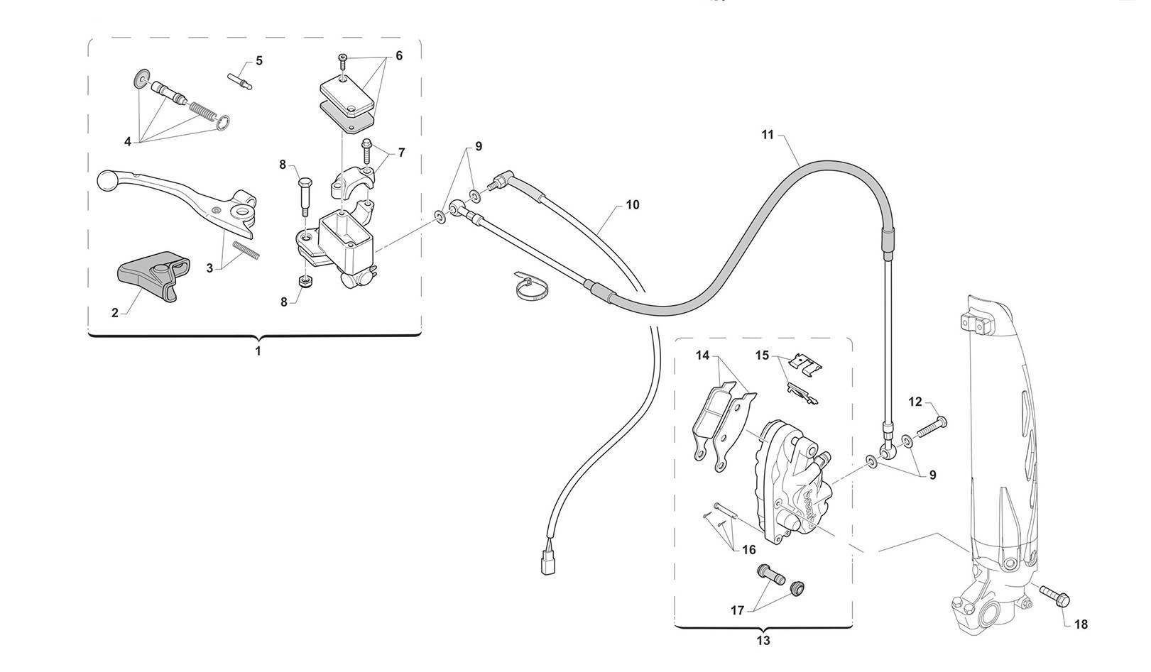Freno delantero (END)