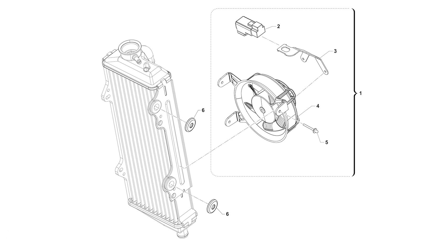 Ventilador del radiador
