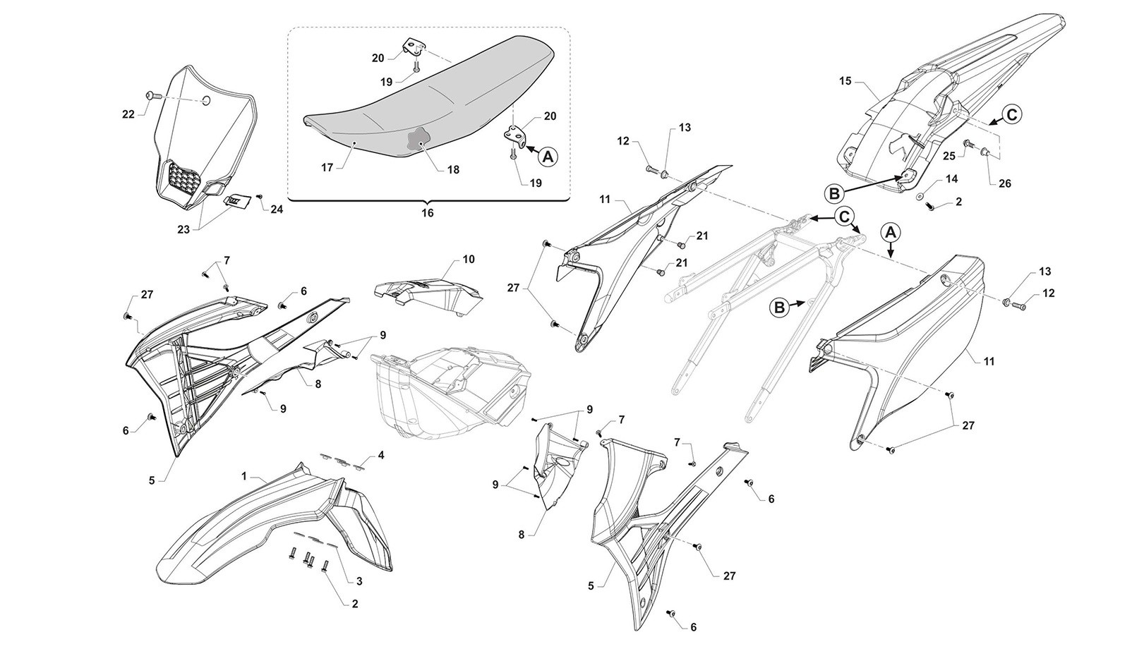Plásticos + Asiento