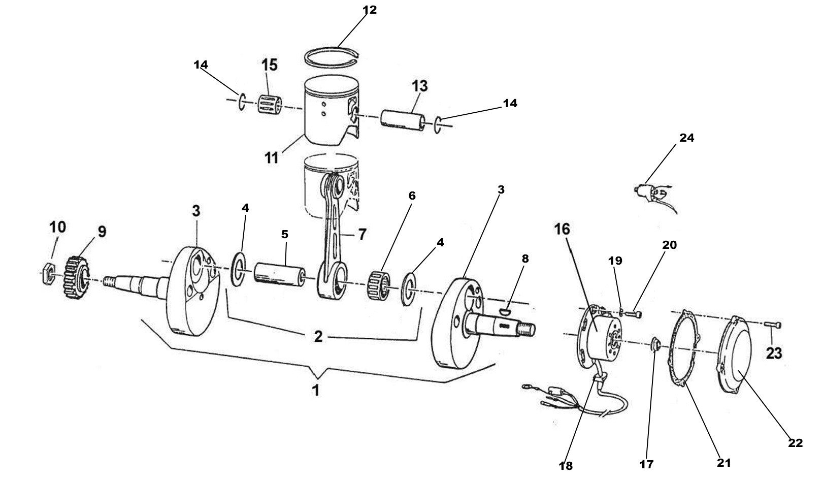 Piston / Crankshaft / Ignition